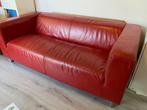 Mooie comfortabele, rode bank, Ophalen, Gebruikt, 150 tot 200 cm, Tweepersoons