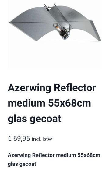 6x Azerwing Reflector Medium 55x68cm en nog veel meer beschikbaar voor biedingen