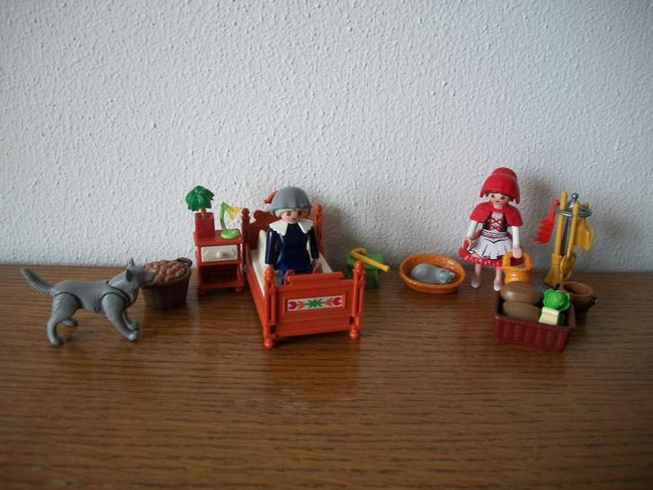 Roodkapje bij grootmoeder en de wolf / sprookje, Kinderen en Baby's, Speelgoed | Playmobil, Nieuw, Complete set, Ophalen of Verzenden