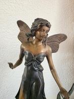 Mooie antieke bronzen beeld, Antiek en Kunst, Antiek | Koper en Brons, Ophalen