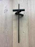 Zwart ijzeren plantaan houder voor bamboe dakplantaan, Tuin en Terras, Ophalen, Gebruikt, Minder dan 10 meter, Raster