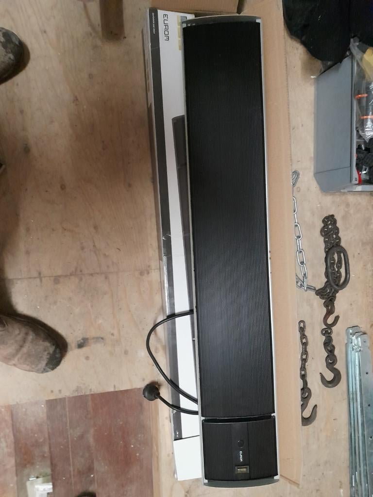 Terrasverwarming 115cm x 20cm, Ophalen of Verzenden, Zo goed als nieuw