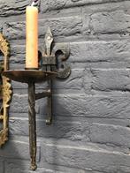 D.009 / Smeedijzeren Muur kandelaar, Verzenden, Overige materialen
