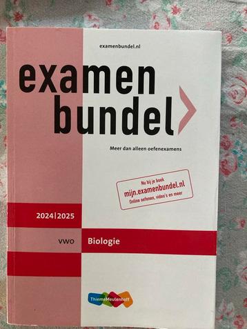 Examenbundel Biologie VWO 2024-2025 beschikbaar voor biedingen