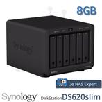 NAS Synology DiskStation DS620slim 8GB refurbsihed, Computers en Software, NAS, Info@synology.com, Synology, Refurbished, Ophalen of Verzenden