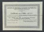 Furness-Stokvis, Ver.ter behartiging van de belangen.. 1924, Verzenden, 1920 tot 1950, Certificaat van aandeel