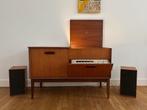 Originele Dynatron platenspeler kast - Mid-century classic, Ophalen, Gebruikt, Engelse mid-century classic, 1 of 2 laden