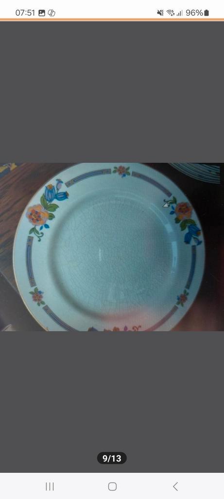 Borden j&g meakin sol 391413 brocante antiek deel GRATIS, Antiek en Kunst, Antiek | Servies compleet, Ophalen