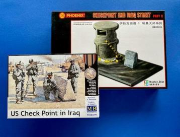 IRAQ STREET CHECKPOINT DIORAMA SET 1/35 beschikbaar voor biedingen