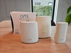 Netgear Orbi Mesh wifi router + 2 satelieten, Router, Ophalen of Verzenden, Zo goed als nieuw, NETGEAR orbi