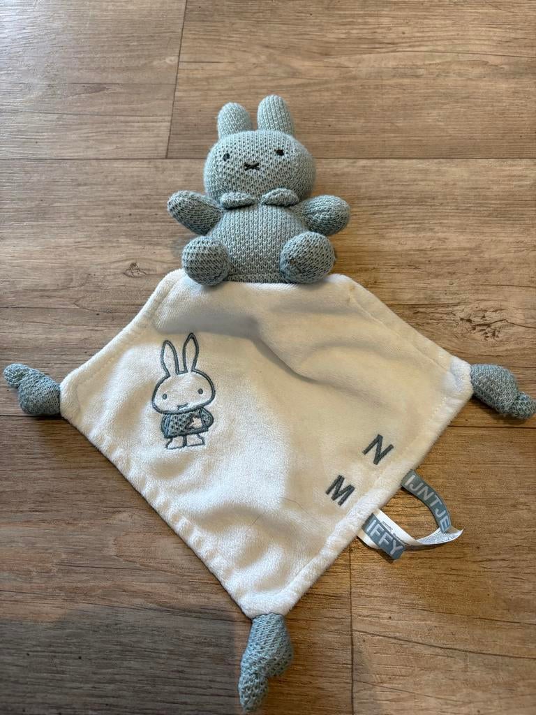 Knuffeldoekje Nijntje grijs/blauw, Kinderen en Baby's, Speelgoed | Knuffels en Pluche, Ophalen of Verzenden, Zo goed als nieuw