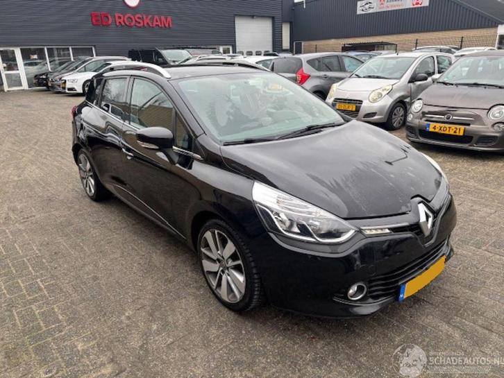 Renault Clio 0.9 TCE Nicht & Day (bj 2015), Auto diversen, Schadeauto's, Renault, Handgeschakeld, Benzine, Overige carrosserieën