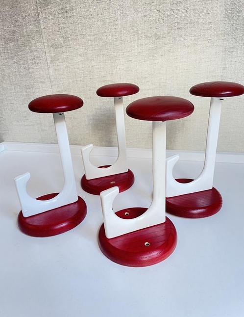 Jaren 70 Space Age kapstok haken 4 stuks, Huis en Inrichting, Woonaccessoires | Kapstokken, Zo goed als nieuw, Minder dan 100 cm