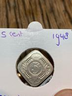 Herdenkings stuiver Juliana 5 cent 1948 (penning), Ophalen of Verzenden, Koningin Juliana, Losse munt, 5 cent