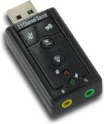 USB 7.1 Geluidskaart Adapter Dongel is nieuw nog ongebruikt, Ophalen of Verzenden, Nieuw, Extern, Creative Soundblaster