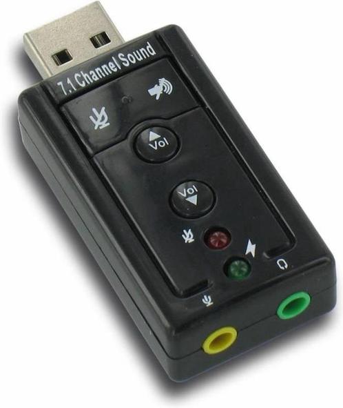 USB 7.1 Geluidskaart Adapter Dongel is nieuw nog ongebruikt, Computers en Software, Geluidskaarten, Nieuw, Extern, Ophalen of Verzenden