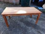 Teak eettafel met 6 stoelen, Ophalen, Gebruikt, 6 tot 8 stoelen