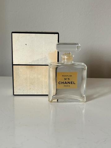 Vintage Chanel no5 parfum flacon 14 ml in verpakking beschikbaar voor biedingen