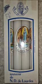Maria Souvenir Kaarsen Lourdes - Nieuwstaat, Overige materialen, Minder dan 50 cm, Ophalen of Verzenden, Zo goed als nieuw