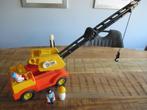 Vintage Fisher Price 314 Big Huskey hijskraan Boom Crane, Kinderen en Baby's, Speelgoed | Fisher-Price, Ophalen of Verzenden, Gebruikt