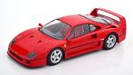 Ferrari F40 1987 (Rood Interieur) Rood 1-18 KK-Scale, Hobby en Vrije tijd, Modelauto's | 1:18, Overige merken, Auto, Nieuw, Ophalen of Verzenden