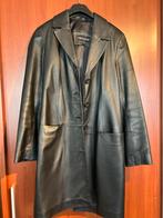 Leren damesjas, Ophalen, Zo goed als nieuw, Maat 36 (S), Zwart