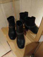 Enkel laarsjes ( LEER) maat 38, Ophalen, Zwart, Lage of Enkellaarzen, Zo goed als nieuw