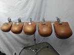 Mooie set van 5 Templeblocks, met standaard, Ophalen of Verzenden, Zo goed als nieuw, Melodische percussie
