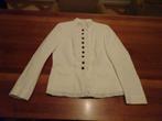 STIFF witte blazer met leuke details afgezet, Kleding | Dames, Wit, Maat 42/44 (L), Nieuw, STIFF