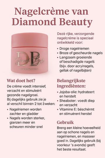Diamond Nail care cream  beschikbaar voor biedingen