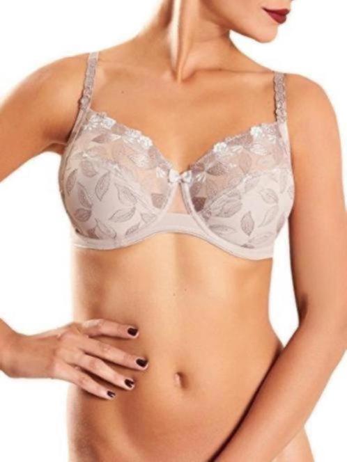 Te koop 50% korting Chantelle Rivoli underwired BH grey 75F, Kleding | Dames, Ondergoed en Lingerie, BH, Grijs, Verzenden