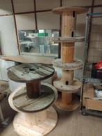 Houten kabelhaspels - diverse maten, Ophalen, Gebruikt, 50 tot 100 cm, Rond