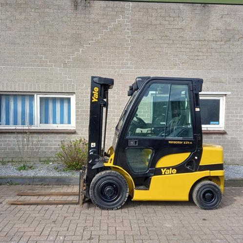 YALE GDP25 Diesel Heftruck Triplo Side-Shift Cabine, Zakelijke goederen, Machines en Bouw | Heftrucks en Intern transport, Heftruck
