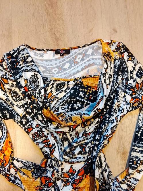 ENJOY jurk kleurrijke print - Maat M - Zo goed als nieuw, Kleding | Dames, Jurken, Zo goed als nieuw, Maat 38/40 (M), Overige kleuren