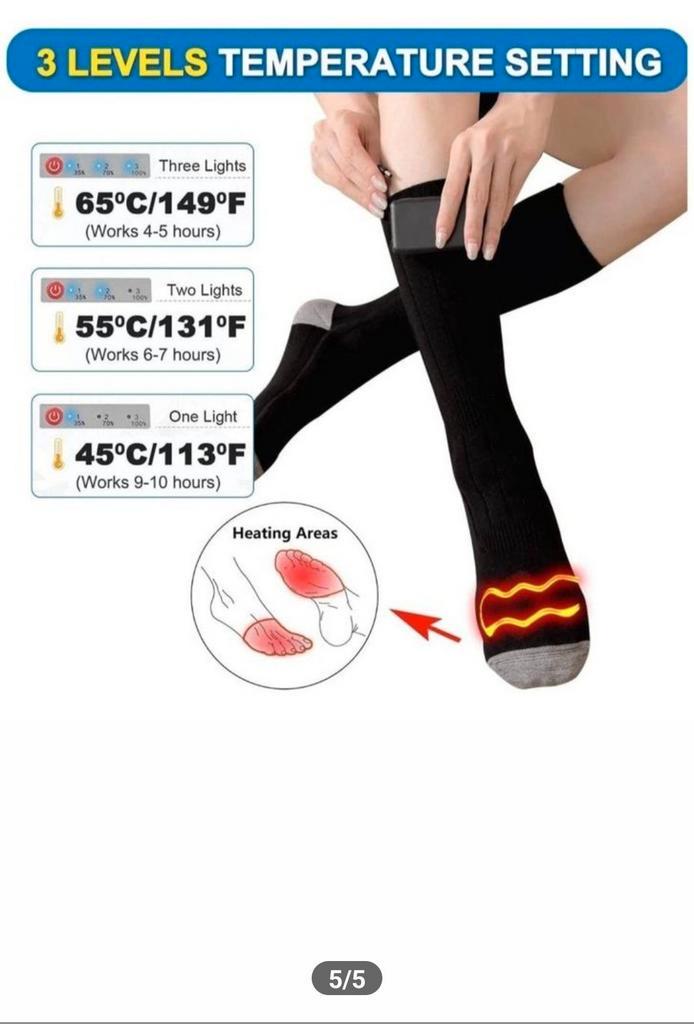 Nieuwe Verwarmde Sokken maat 43/46, Kleding | Heren, Sokken en Kousen, Nieuw, Maat 43 t/m 46, Ophalen of Verzenden