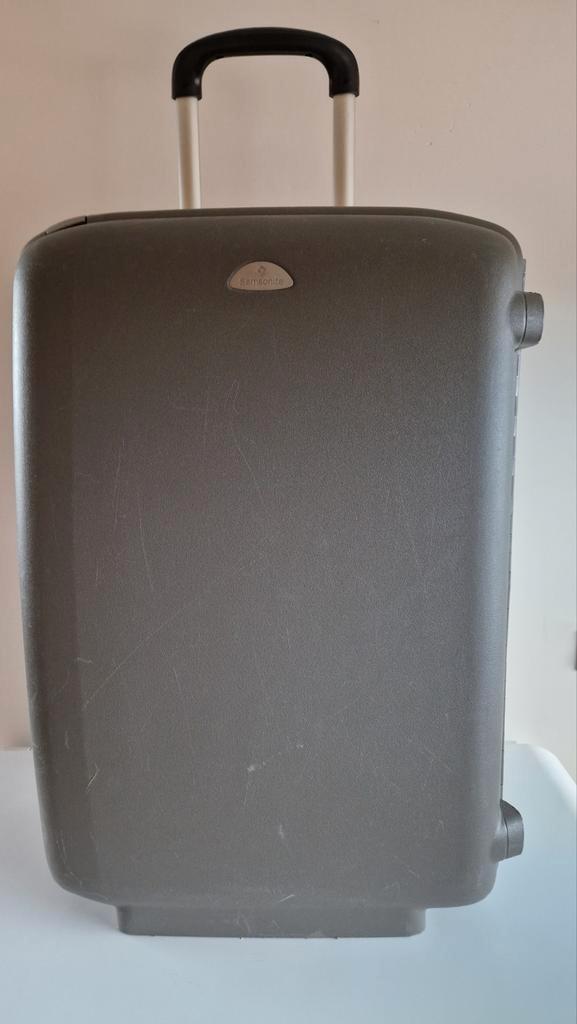 Samsonite Koffer - Grijs, afmetingen 80x50x30 cm, Sieraden, Tassen en Uiterlijk, Koffers, Gebruikt, Hard kunststof, 70 cm of meer