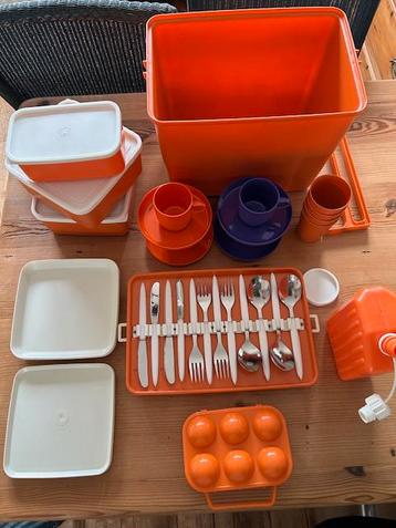 Retro vintage picknick set. Curver. beschikbaar voor biedingen