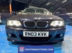 BMW M3 Cabriolet | 2003 | Route 66 Auctions, Auto's, BMW, Gebruikt, Overige carrosserieën, Zwart, Bedrijf