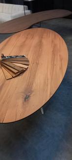 Ovale Eiken Eetkamertafel 240x120 - Showroommodel bezorgen25, Huis en Inrichting, Tafels | Salontafels, 100 tot 150 cm, Eikenhout