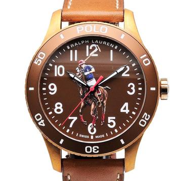 Ralph Lauren Bronze Polo 42 mm automatisch horloge NIEUW beschikbaar voor biedingen