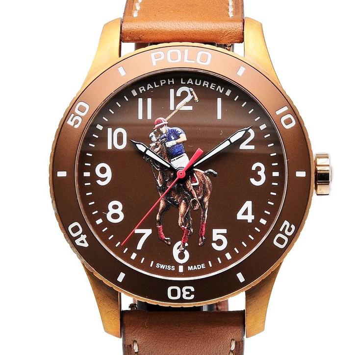 Ralph Lauren Bronze Polo 42 mm automatisch horloge NIEUW, Sieraden, Tassen en Uiterlijk, Horloges | Heren, Nieuw, Polshorloge