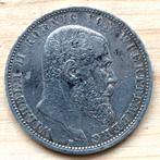 Württemberg 5 Mark 1907 zilver, Ophalen of Verzenden, Duitsland, Zilver