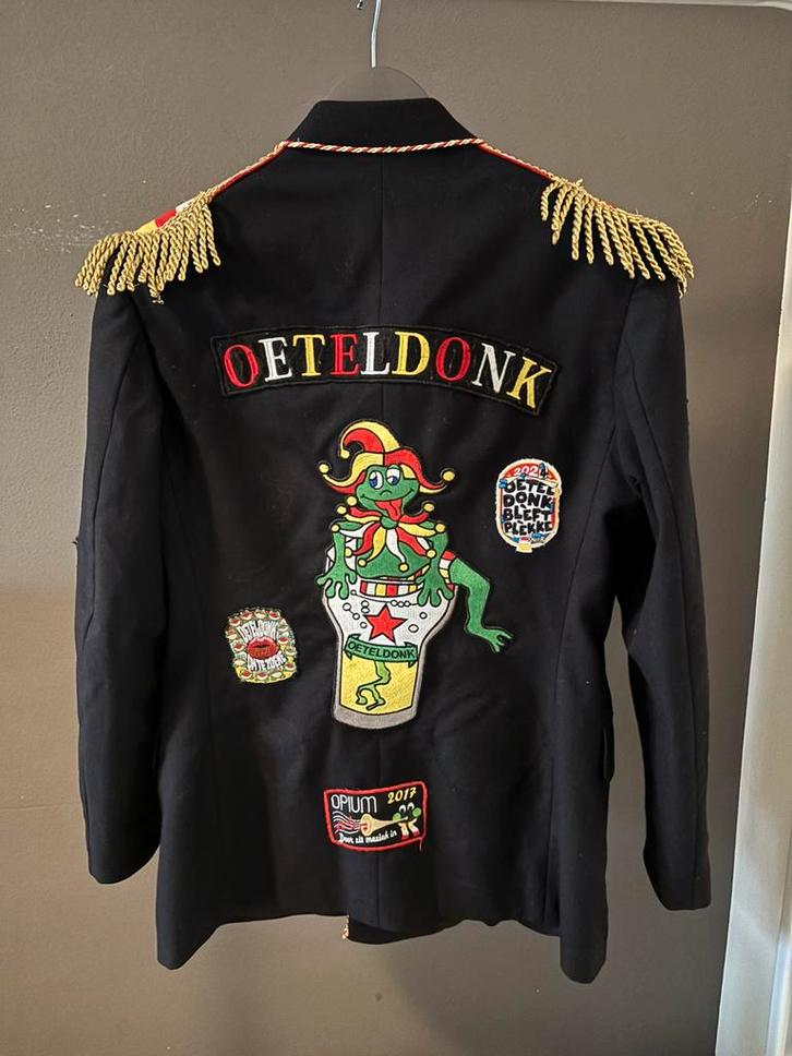 Oeteldonk jasje, Kleding | Dames, Carnavalskleding en Feestkleding, Zo goed als nieuw, Carnaval, Maat 36 (S), Ophalen of Verzenden