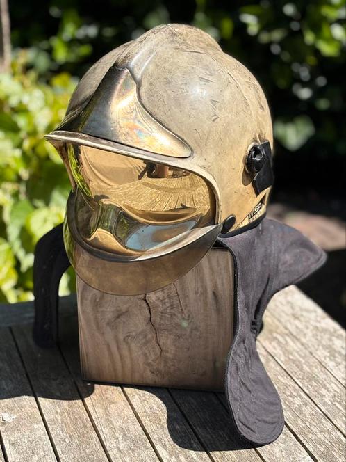 Brandweerhelm - Authentiek Nederlands - Uniek, Verzamelen, Overige Verzamelen, Gebruikt, Ophalen of Verzenden
