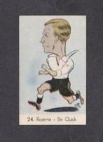 Voetbalplaatje Rozema Be Quick 1949., Ophalen of Verzenden, Zo goed als nieuw