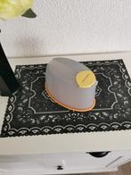 Tupperware Bus/Trommel - Oranje/Geel, Huis en Inrichting, Ophalen of Verzenden, Gebruikt, Wit, Bus of Trommel