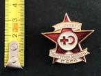 USSR Sanitair Verdediging Broche, Ophalen of Verzenden, Gebruikt, Overige onderwerpen, Speldje of Pin