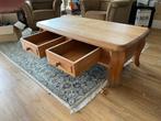 Salontafel, massief eiken, Huis en Inrichting, Ophalen, Gebruikt, 100 tot 150 cm, Eikenhout
