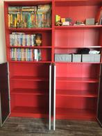 Ikea Billy boekenkast rood rode billy 2 stuks excl. deurtjes, Ophalen, Gebruikt, 25 tot 50 cm, 200 cm of meer