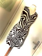 Jurk Michael Kors zebra dieren print mt M room bruin kleding, Maat 38/40 (M), Michael Kors, Bruin, Verzenden